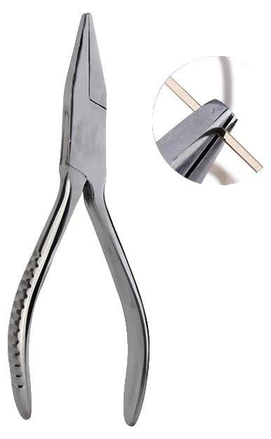 Zilveren roestvrijstalen zangen met ergonomische handgreep model JR015