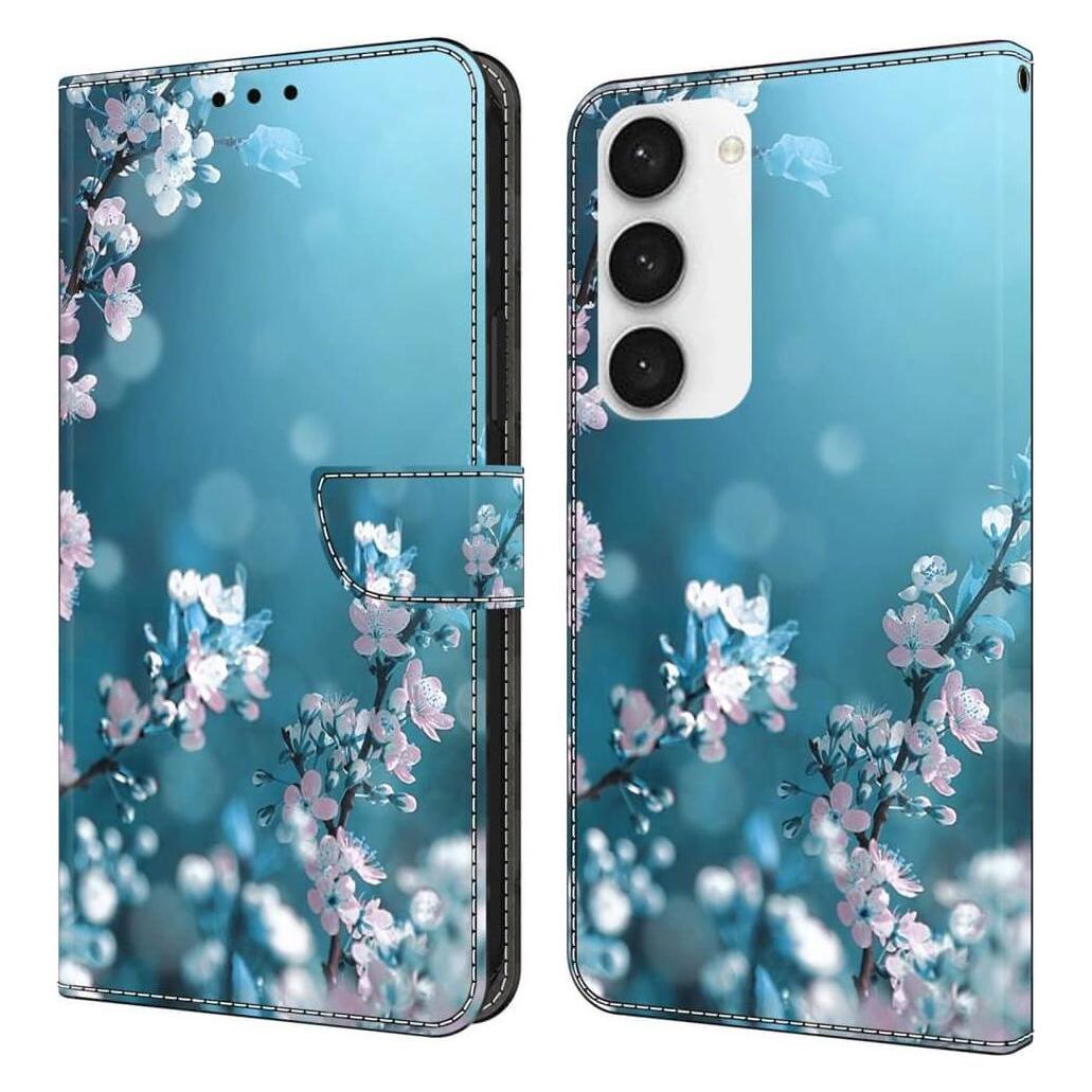 Cover-Discount Galaxy S23 FE - 3D-Effekt Hülle Etui Pflaumenblüte (Samsung Galaxy S23 FE) (660157874F)