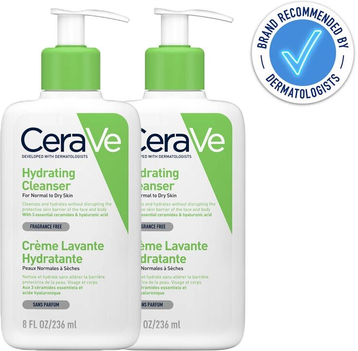 CeraVe Hydrating Cleanser 236ml Double