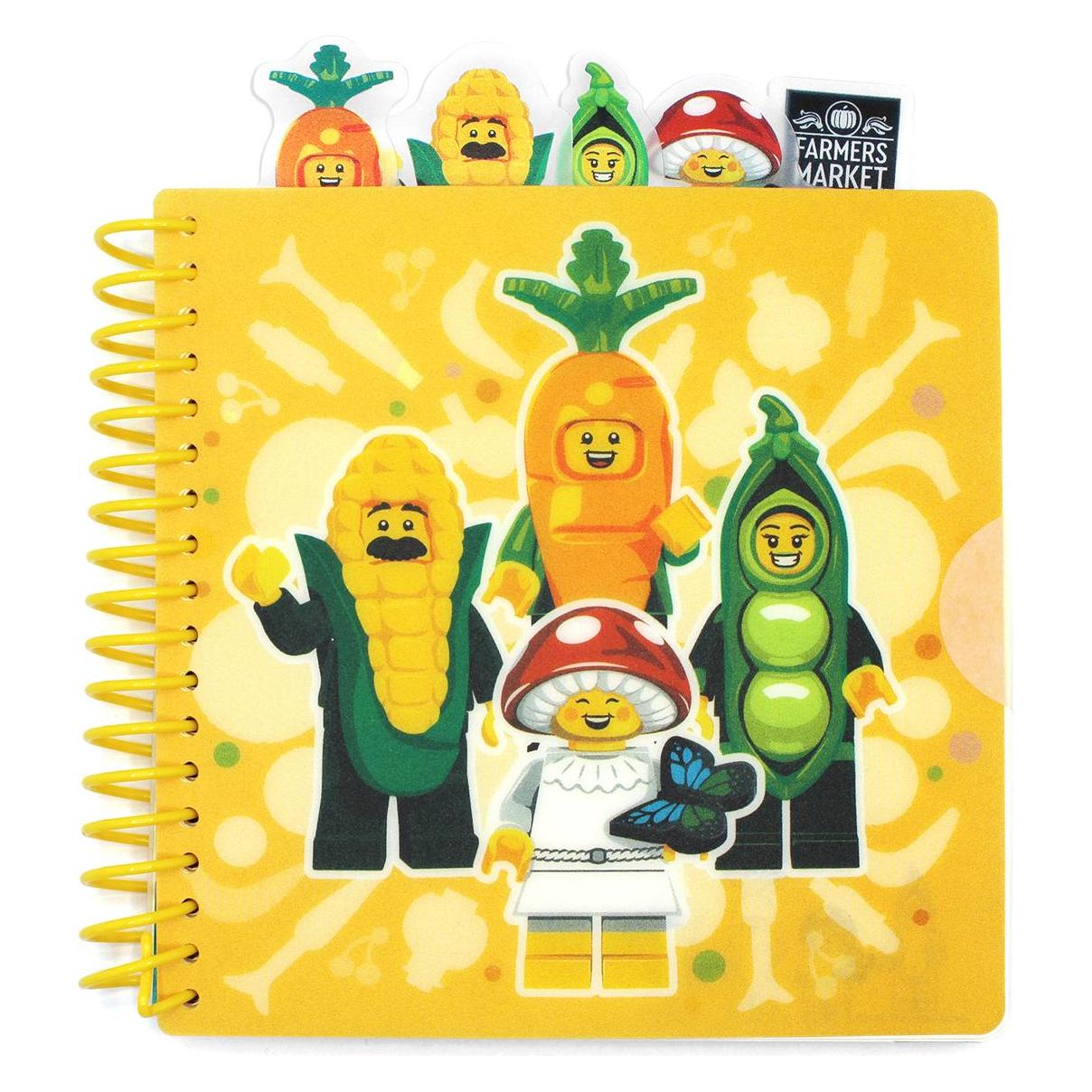 LEGO Minifigures Tab-Notizbuch Bauernmarkt (Gepunktet) (53596)