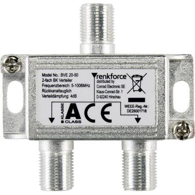 Renkforce Kabel-TV Verteiler 2-fach 5 - 1006MHz