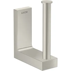hansgrohe AXOR UNIVERSAL Rectangular Ersatzpapierrollenhalter, Metall, 42654800, Farbe: Edelstahl-Optik