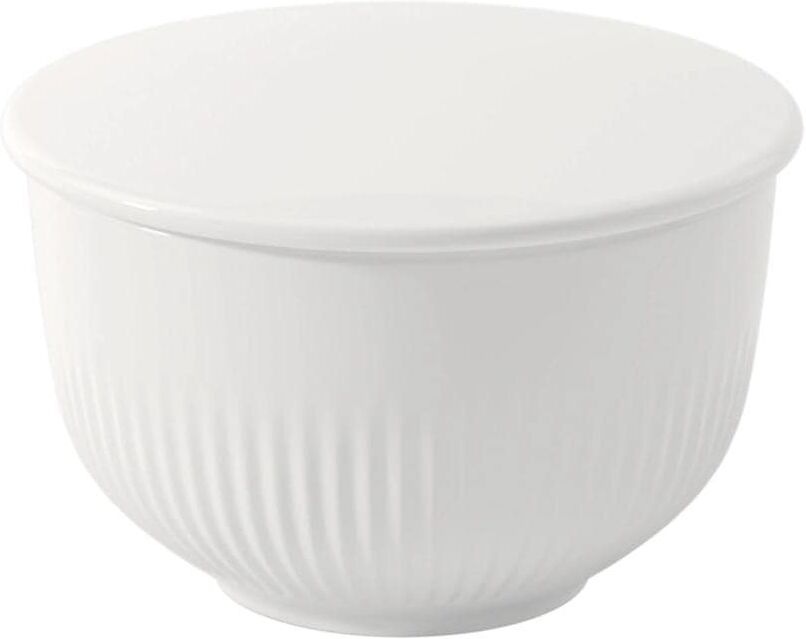 Zuckerdose VILLEROY & BOCH "Afina 2-teilig", weiss (weiß), Keramik, Porzellan, Lebensmittelaufbewahrungsbehälter, Zuckerdose weiß Einheitsgröße