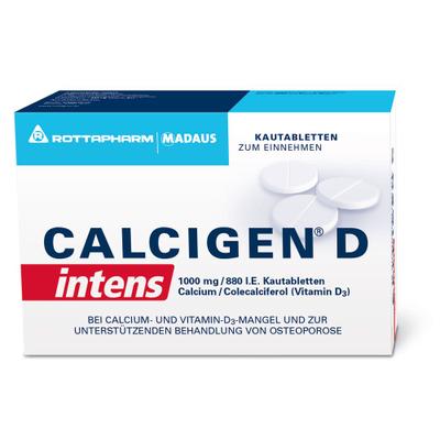 Calcigen D intens 1000 mg/880 I.e. Kautabletten 120 St