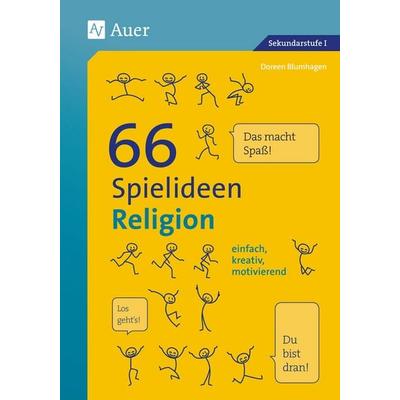 66 Spielideen Religion, Taschenbuch von Doreen Blumhagen, Auer Verlag in der AAP Lehrerwelt GmbH, 978-3-403-07590-5