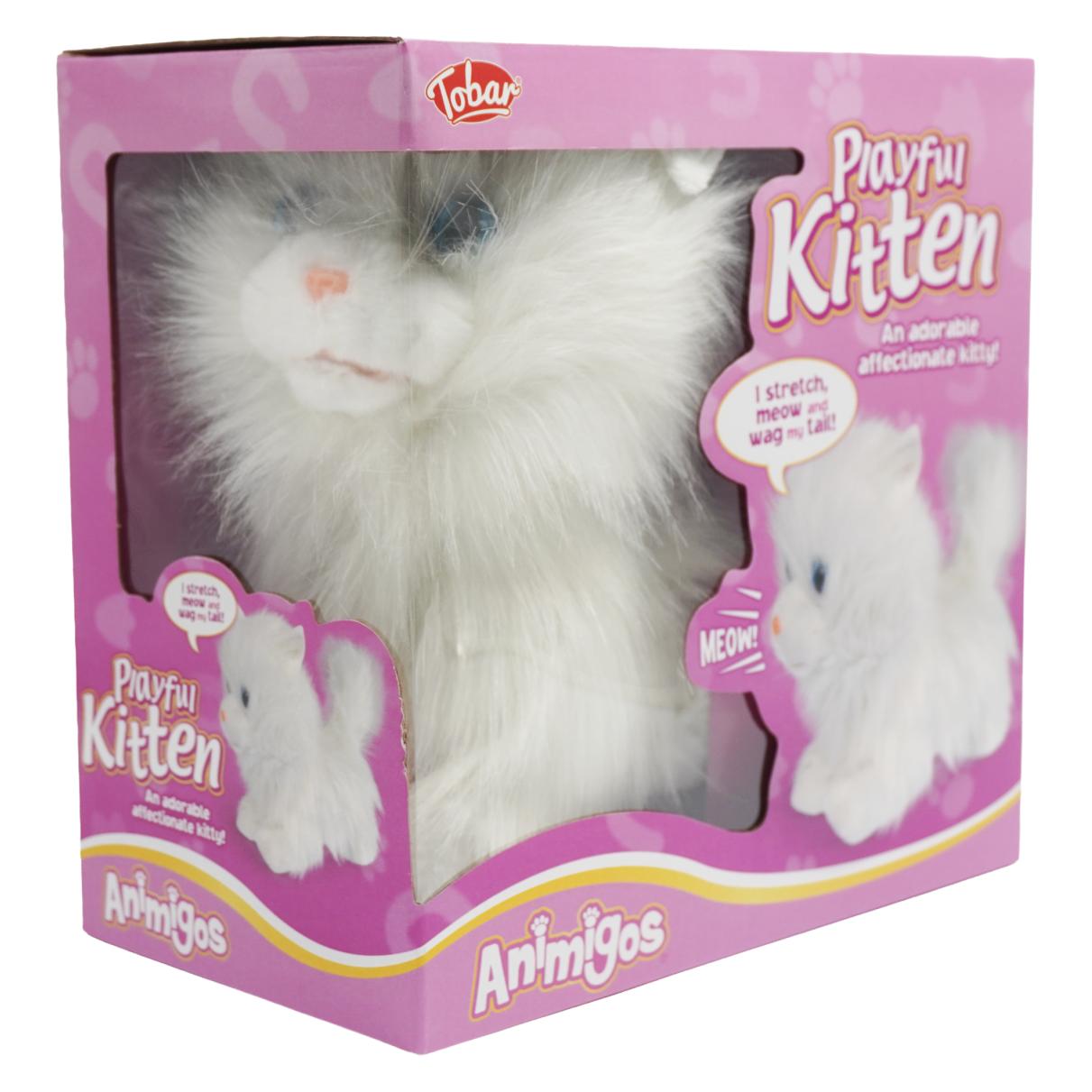 Animigos Interactive Playful Kitten 24cm (24 cm) (AMOS39206AMO)