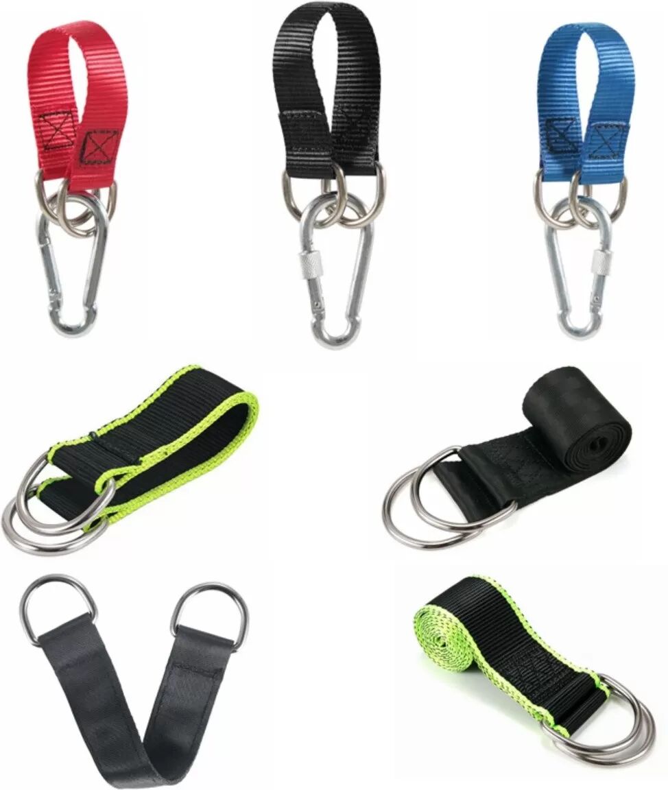INF Sangles de connexion de sécurité suspendues 4 pièces - Sangles de suspension en polyester haute résistance pour