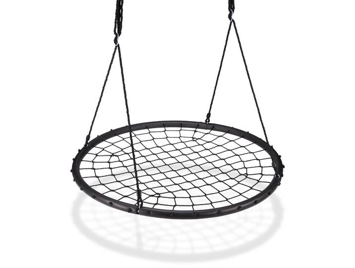 Nestschaukel mit Netz 120cm Schwarz