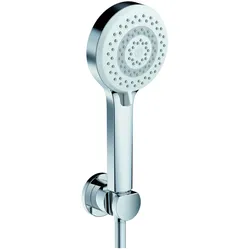 Kludi, Duschbrause, DIVE Set de douchettes pour baignoire DIVE S, avec 3 types de jets, Eco, 6895005-00, 6895005-00 (3 Strahlarten, 15 l/min)