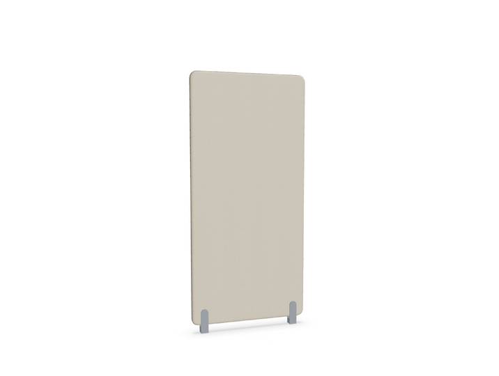 Trennwand Mdd Sonic 80x165 cm, Distanzfüsse, Beige/Silbergrau, Neu