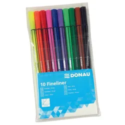 DONAU Fineliner 0.4 mm Mehrfarbig