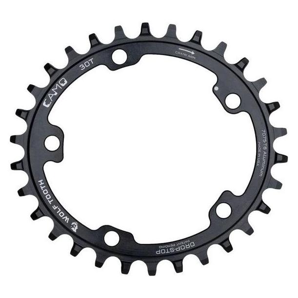 Wolf Tooth CAMO Elliptical Kettenblatt, 34 Z., Drop-Stop B, black (34) (35516231)