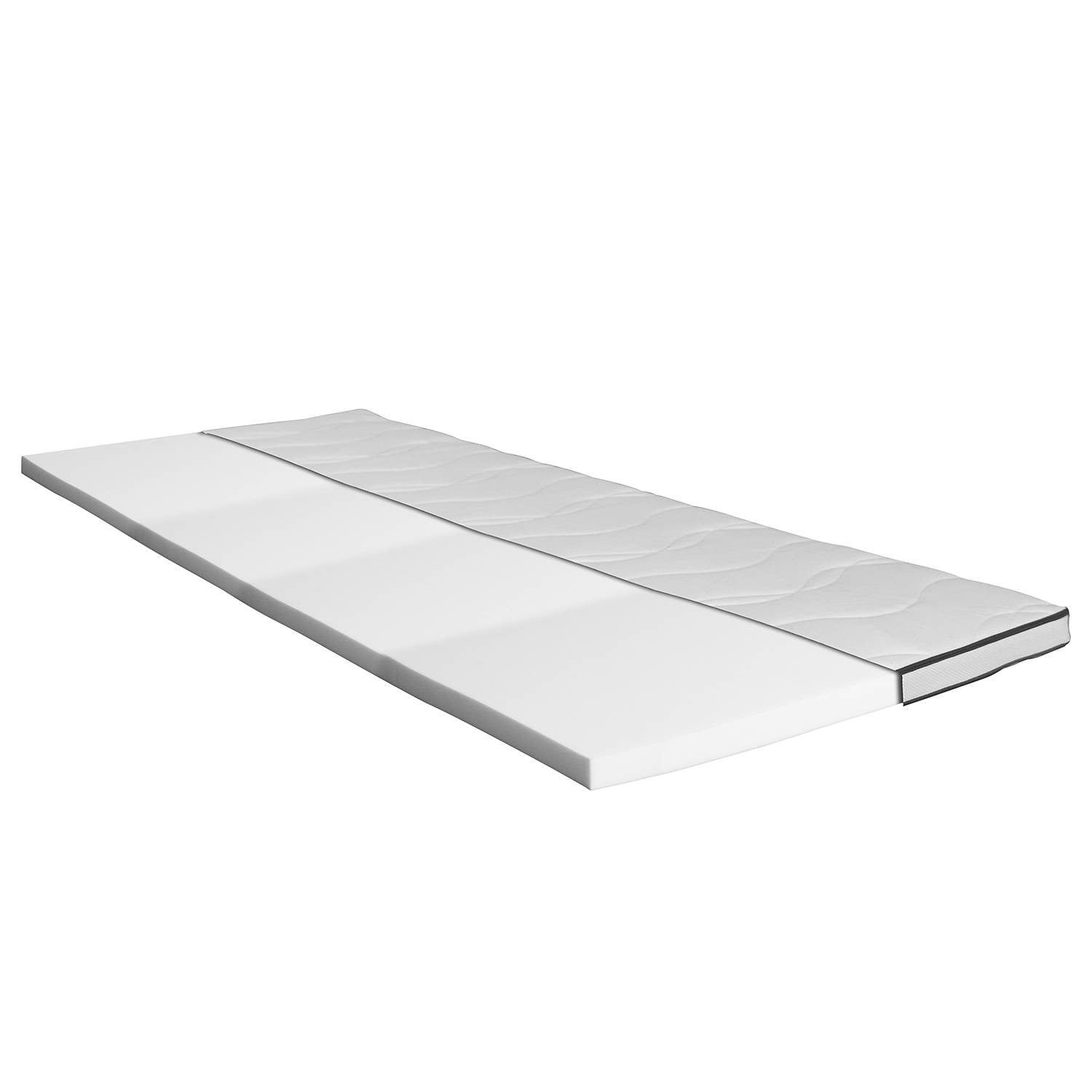 home24 Topper Still Bay Premium Jersey koudschuimtopper wit, B/D: 90 x 200 cm