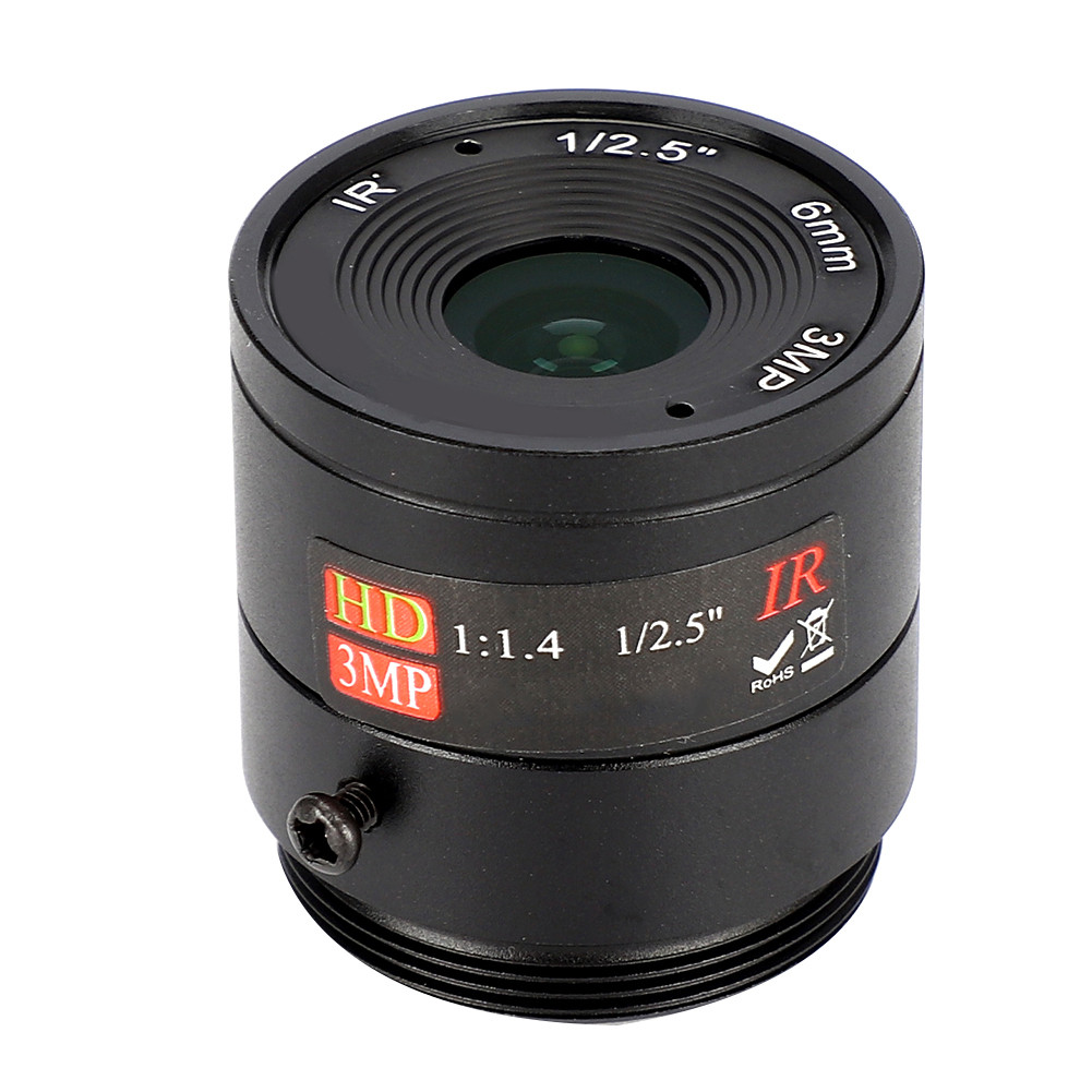 Cocosity 3MP CCTV-lens voor videocamera