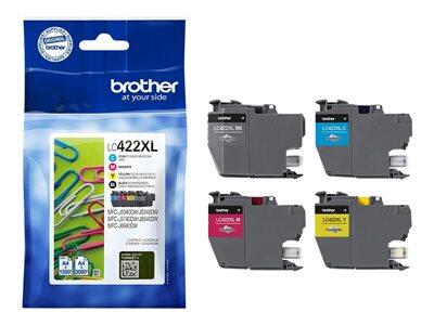 Brother Original LC422XLVAL Druckerpatrone - 4er Multipack 7.500 Seiten