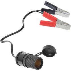 IWH Batterieklemmen mit Steckdose 12/24 Volt Belastbarkeit Strom max.=16 A 12 V 019008