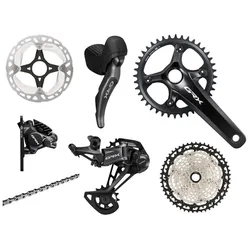SHIMANO GRX 820 Komplettgruppe 1x12 Unstoppable | 10-51 Zähne 172,5 m