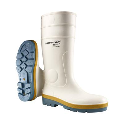 Gummistiefel DUNLOP "Acifort Tricolour", Damen, Gr. 40, weiß, Obermaterial: 100% Textilmaterial TEXMAT., Schuhe Gummistiefel