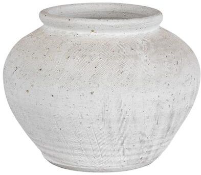 Uttermost Floreana Round White Vase