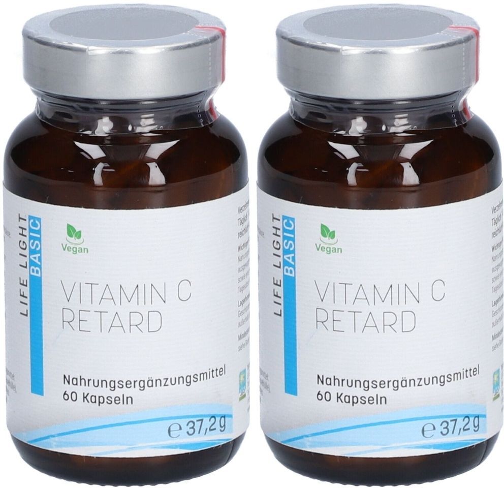 LIFE LIGHT Vitamin C-Retard Kapseln 2x 2x60 St