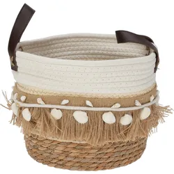 Korb mit Griffen (DH 29x22 cm) - braun - DH 29x22 cm