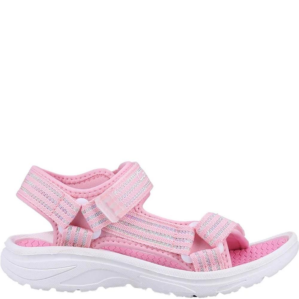 Cotswold Kinderen/Kinderen Bodiam Gerecycleerde Sandalen (Roze/Wit)