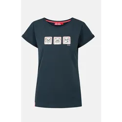 Derbe Kegelrobbe Damen Shirt Navy Dunkelblau