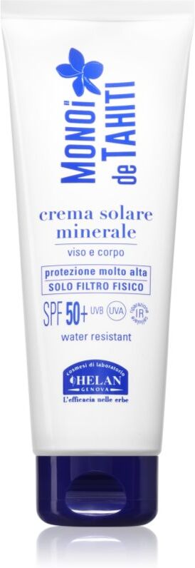 Helan MONOÏ de TAHITI Mineral Sun Cream SPF50+ crème solaire visage et corps 125 ml