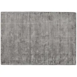 THEKO Teppich Star UNI grey 70x140 cm