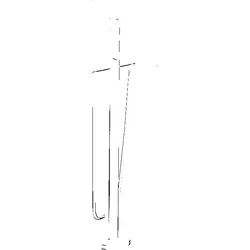 Hansa Wannenarmatur Hansaronda 03422073 Bodenmontage, chrom