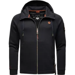 STONE HARBOUR Herren Kapuzensweatjacke sportliche Sweatjacke mit Logoprint und Kapuze Finn Luca