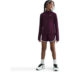 NIKE Kinder Sweatshirt Nike Girls' Dri-FIT Long-Sleeve 1/4, Größe XL in Rot Rot