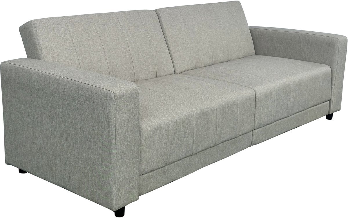 Allie-II 3-Zits Slaapbank in Cappuccino Stof met Relaxfunctie