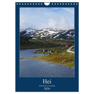 Hei - Willkommen im Fjordland (Wandkalender 2026 DIN A4 hoch), CALVENDO Monatskalender
