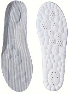 Uplift Essentials High Elasticity Latex Orthotic Sport Insoles grey 9 10.5