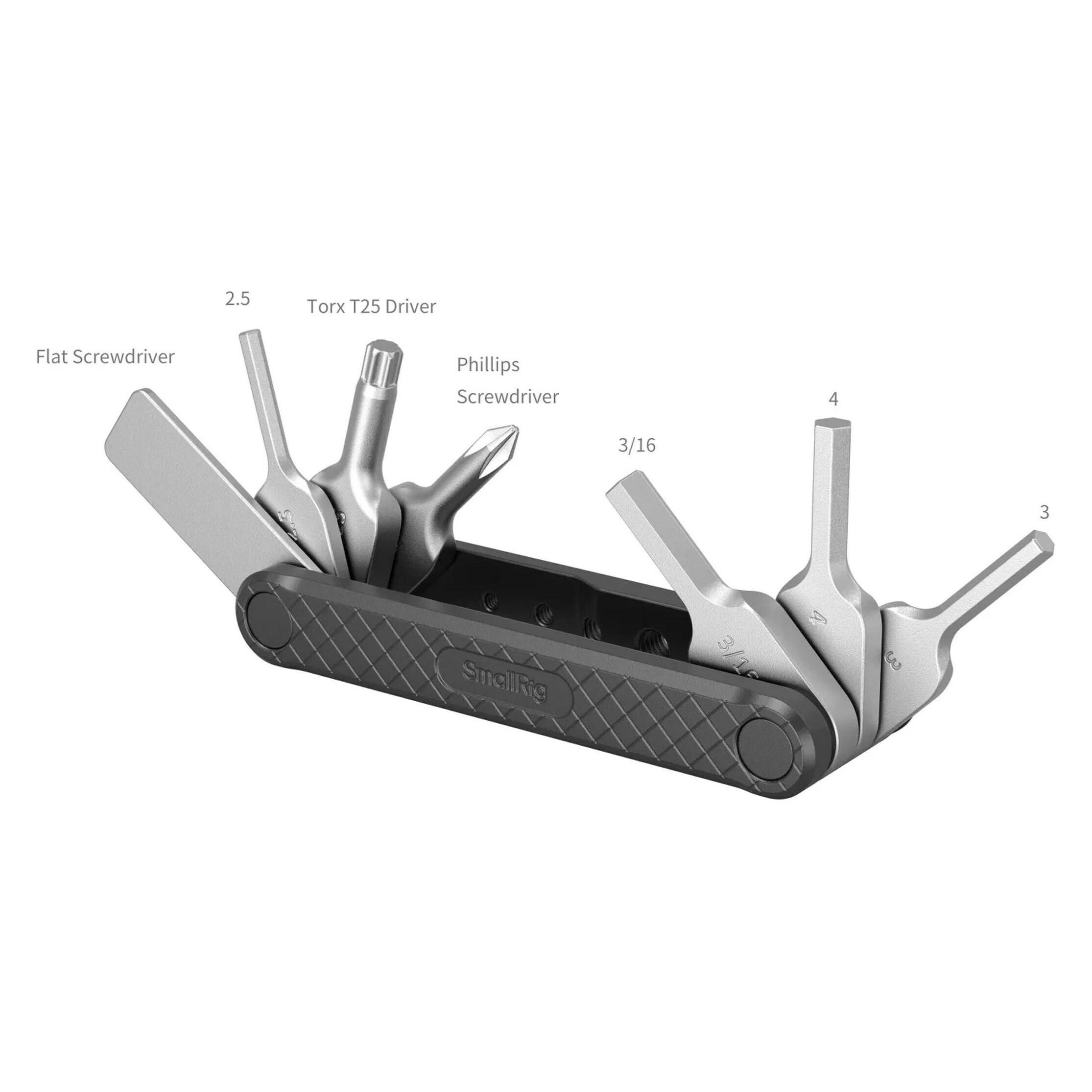 SmallRig Faltbares Multi-Tool-Set - Schwarz, Zubehörtyp (4681)