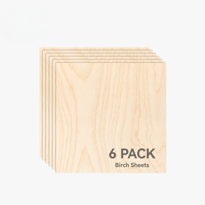 Bambu Lab 3mm Birch Plywood (6PCS) B-YA002