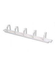 DIGITUS Kabelrangierpanel mit Kabelführungsbügeln für 483 mm 19"-Schränke 2HE Grau (DN-19 ORG-2U)