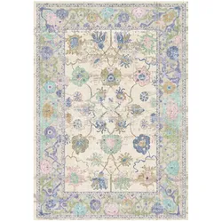 Bamyum, Teppich, Simay Bedruckter Teppich Chenille-Druck Maschinell Hergestellt 120 x 180 cm (120 x 180 cm)
