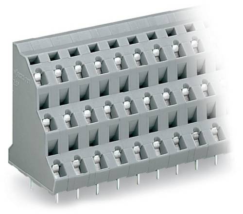 WAGO 737-553 Dreistockklemme 2.50mm² Polzahl 9 Grau 48St.