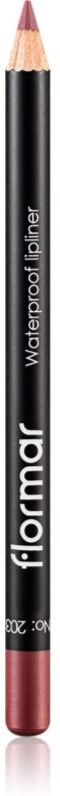 flormar Waterproof Lipliner waterproof lip liner shade 203 Subdued Pink 1,14 g