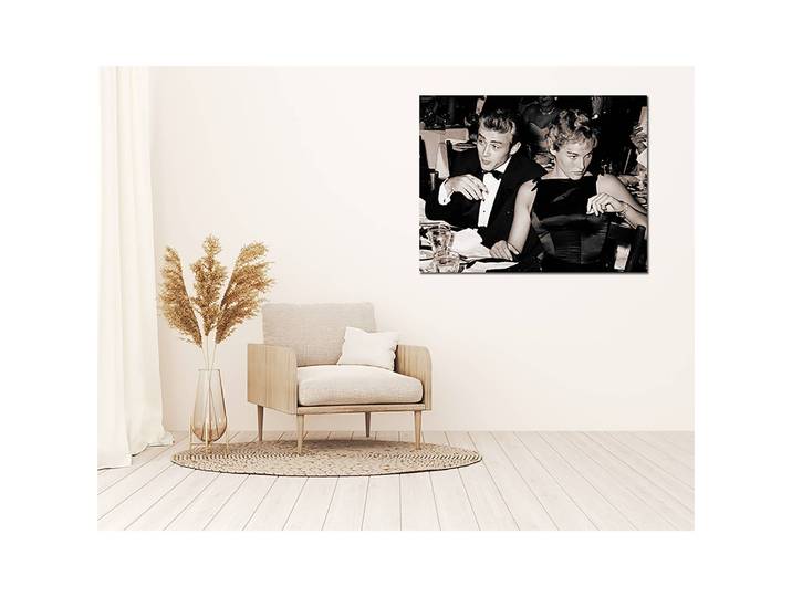 Bild JD with girlfriend I Metal: Aku-Dibond Multicolor 90 x 70cm
