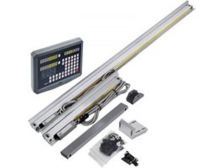 VEVOR Échelle Linéaire de Tour de Haute Précision 2 Axes 1140 et 390mm, Règle Électronique d'Échelles pour Fraiseuse Accessoires complets, Échelle Linéaire Numérique Afficheur DRO, 2 Pièces Fraisage