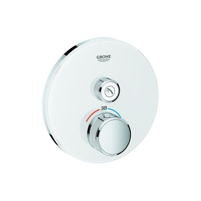 Grohe Grohtherm Smartcontrol Brausethermostat 29150LS0, moon white, 1 Absperrventil