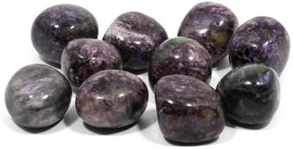 Charoiet Tumblestones Gepolijste Stenen Paars 20-25mm