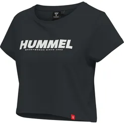 HUMMEL hmlLEGACY WOMAN CROPPED T-SHIRT black XS