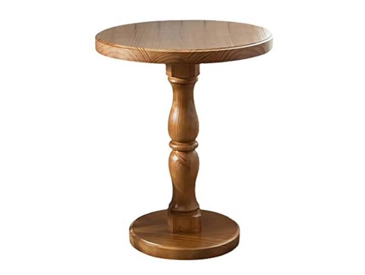 ksjdieunf Couchtisch Home Retro Holz Kleiner Beistelltisch Runder Schlafzimmer Nachttisch Wohnzimmer Dekoration Couchtisch Tische for Wohnzimmer