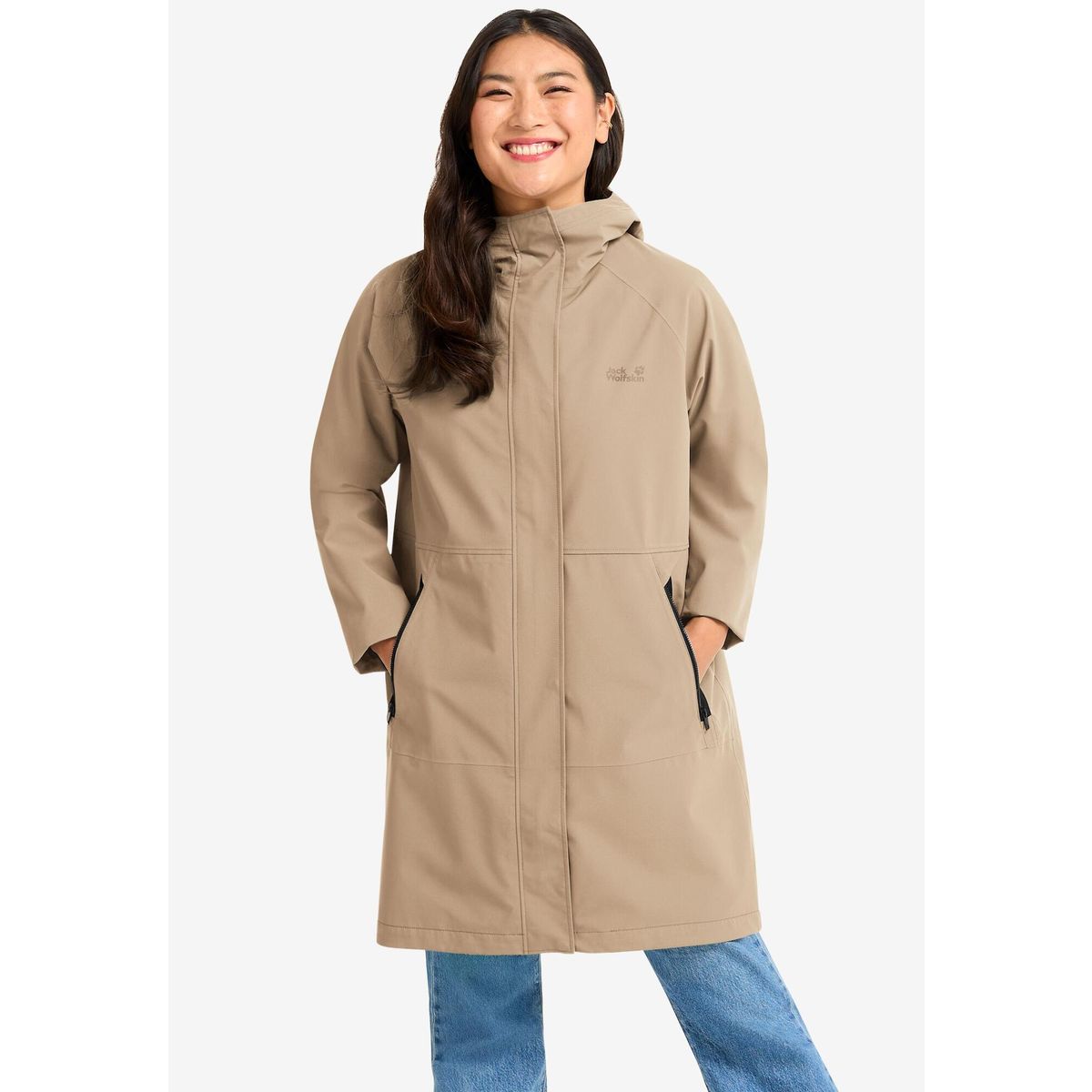 Jack Wolfskin Onera 2L Coat W oat (A0083) S A65749_A0083_A06