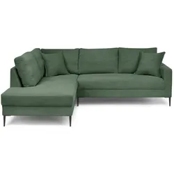 BOOOM Ecksofa Summer Cord Winter Moss
