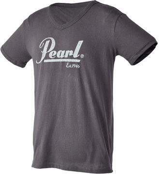 Pearl T-Shirt est. 1946 Grey S Schwarz